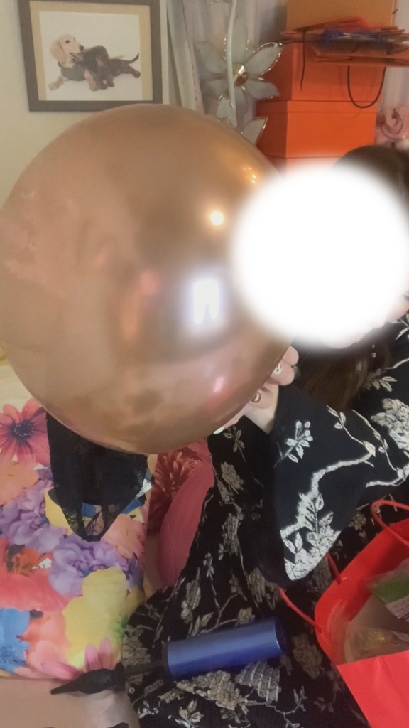 #7 桜さんの風船割り6個&口膨らまし