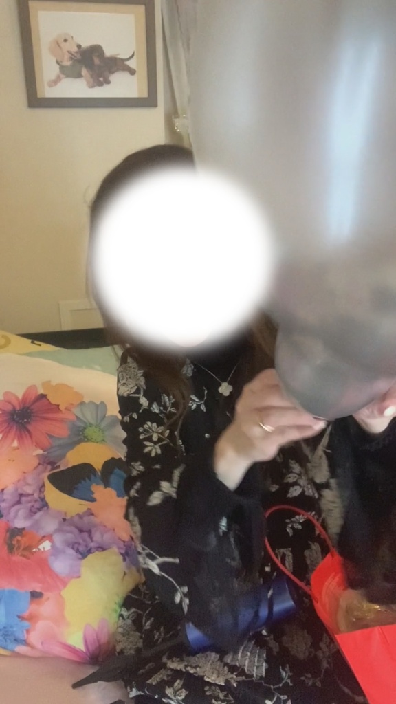 #7 桜さんの風船割り6個&口膨らまし