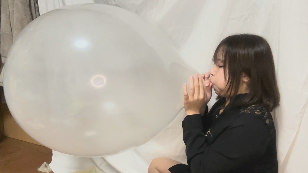 #12 ななさんの24インチ透明風船膨らまし割り3個