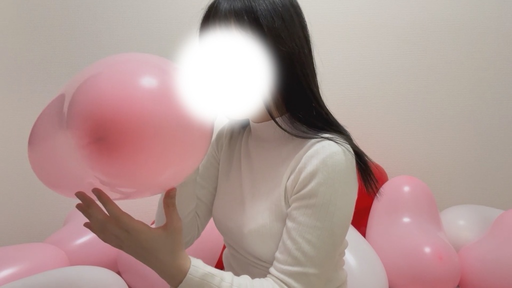 #22 Aさんのハート風船膨らまし21個