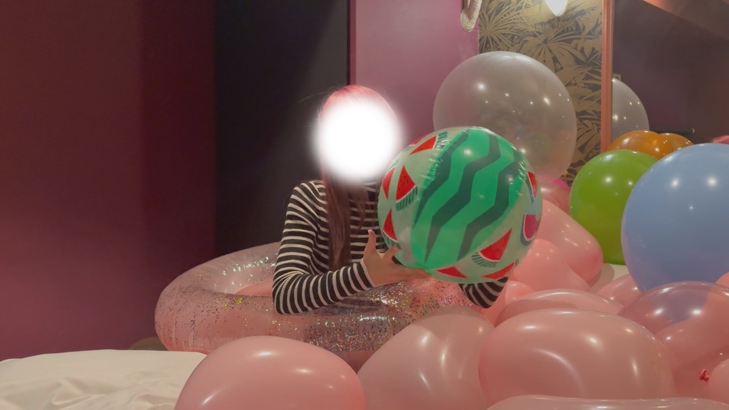 #24 とっても♡スイートなのんたんさん(Cさん)の浮き輪&ビーチボール膨らまし