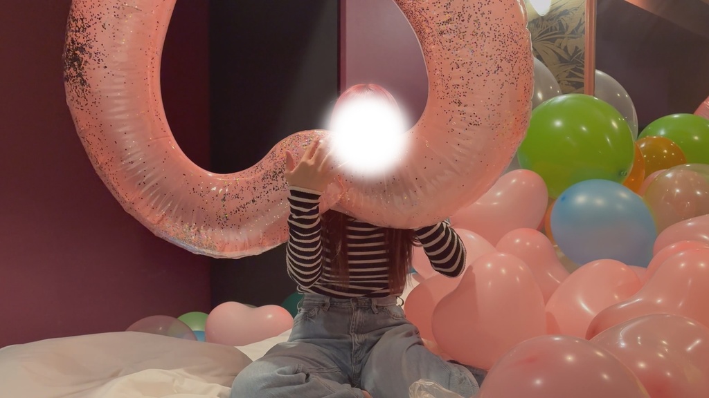 #24 とっても♡スイートなのんたんさん(Cさん)の浮き輪&ビーチボール膨らまし