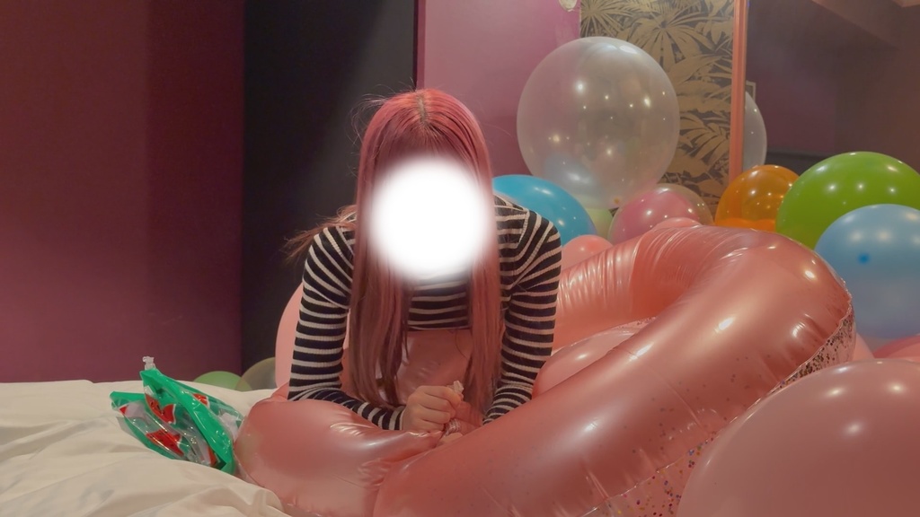 #24 とっても♡スイートなのんたんさん(Cさん)の浮き輪&ビーチボール膨らまし