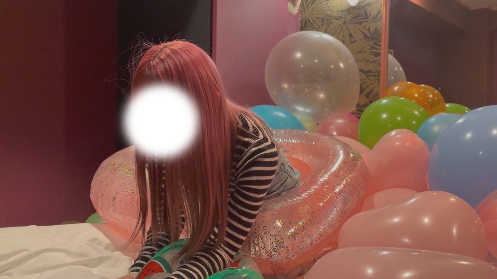 #24 とっても♡スイートなのんたんさん(Cさん)の浮き輪&ビーチボール膨らまし