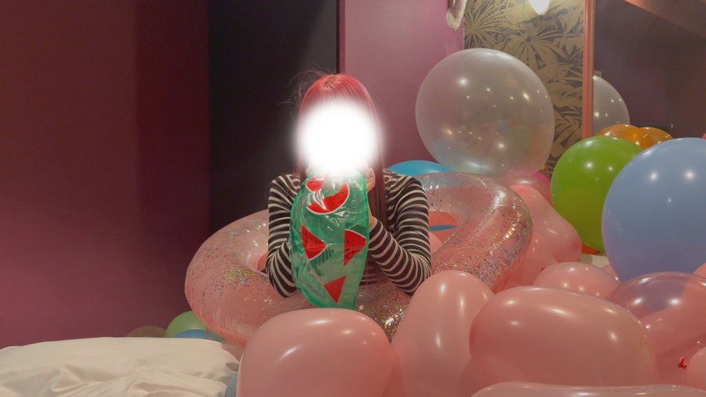 #24 とっても♡スイートなのんたんさん(Cさん)の浮き輪&ビーチボール膨らまし