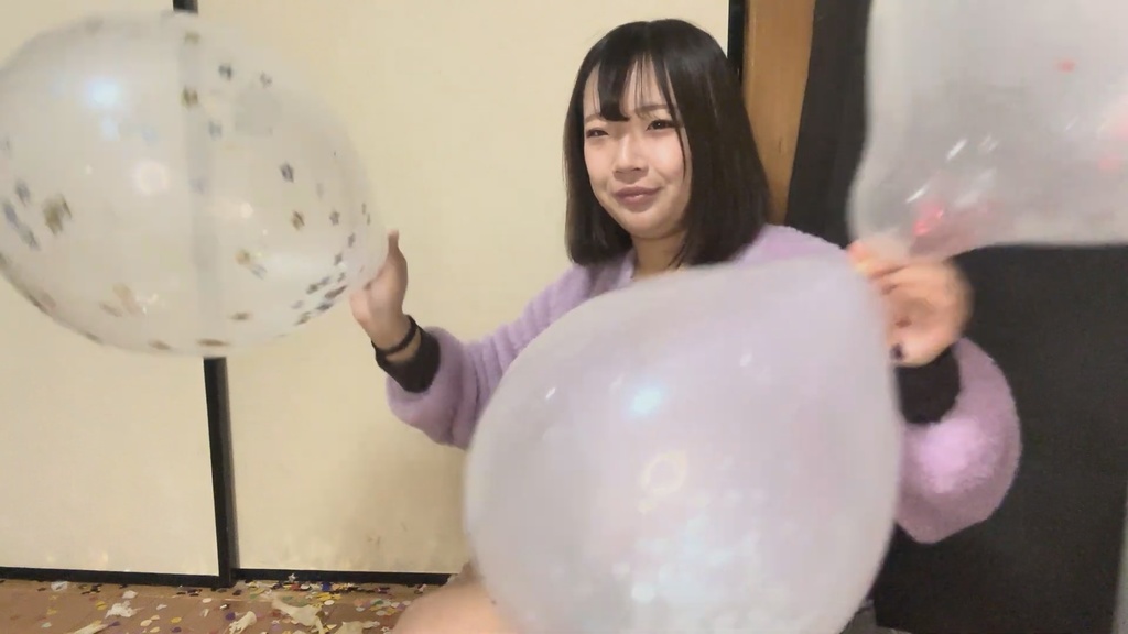 #31 ななさんのコンフェッティバルーン膨らまし＆つまようじ割り