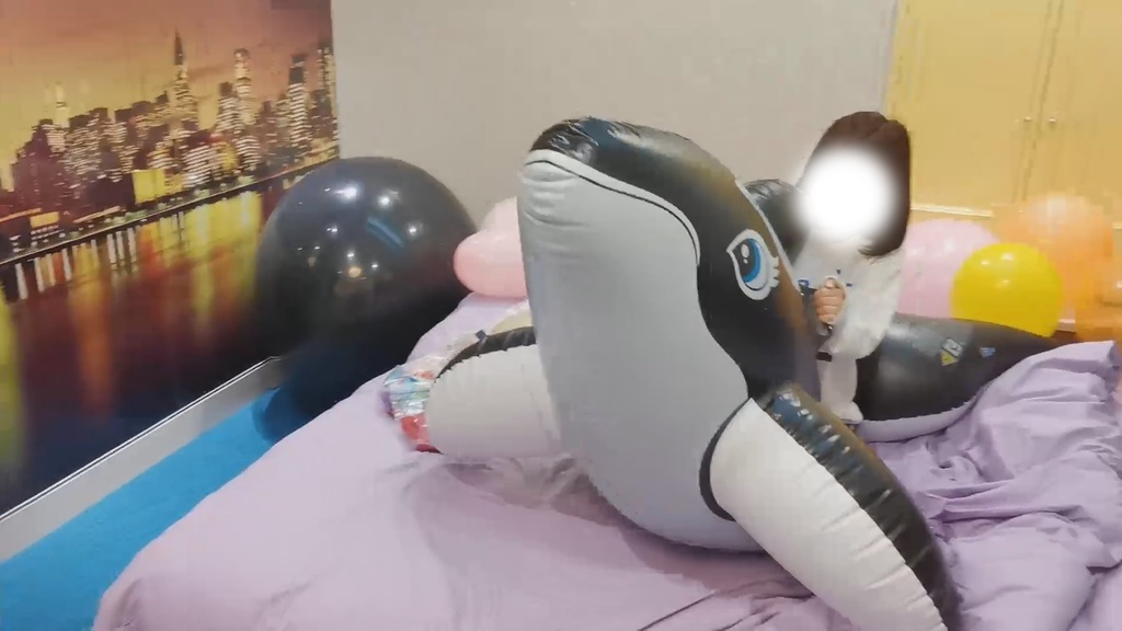 #43 Dさんのシャチフロート膨らまし