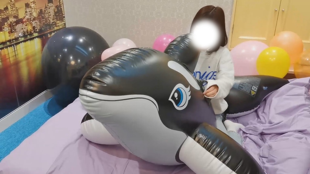 #43 Dさんのシャチフロート膨らまし