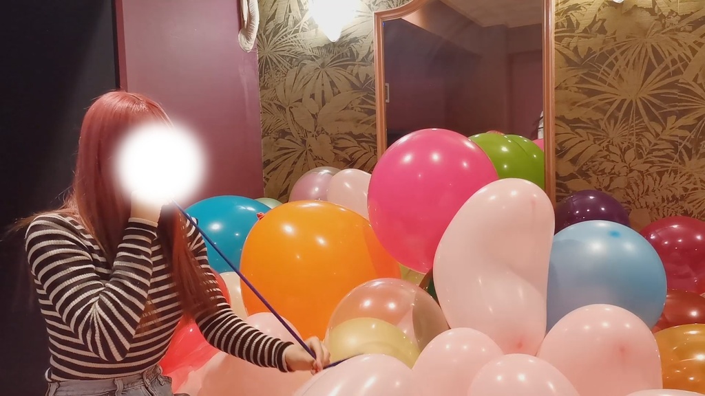 #44 のんたんさん(Cさん)の風船膨らまし割り【おまけ動画付】