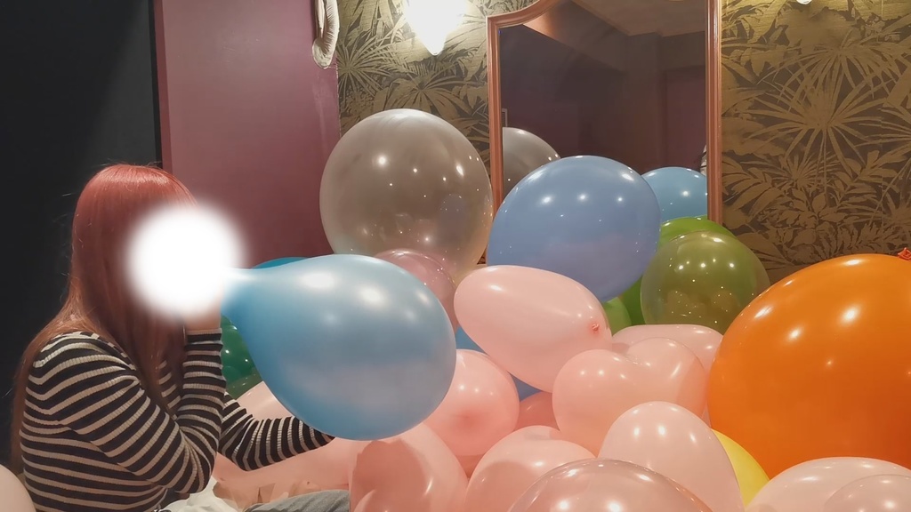 #44 のんたんさん(Cさん)の風船膨らまし割り【おまけ動画付】