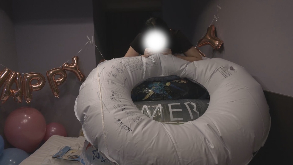 #53 まりなさんの浮き輪タワー