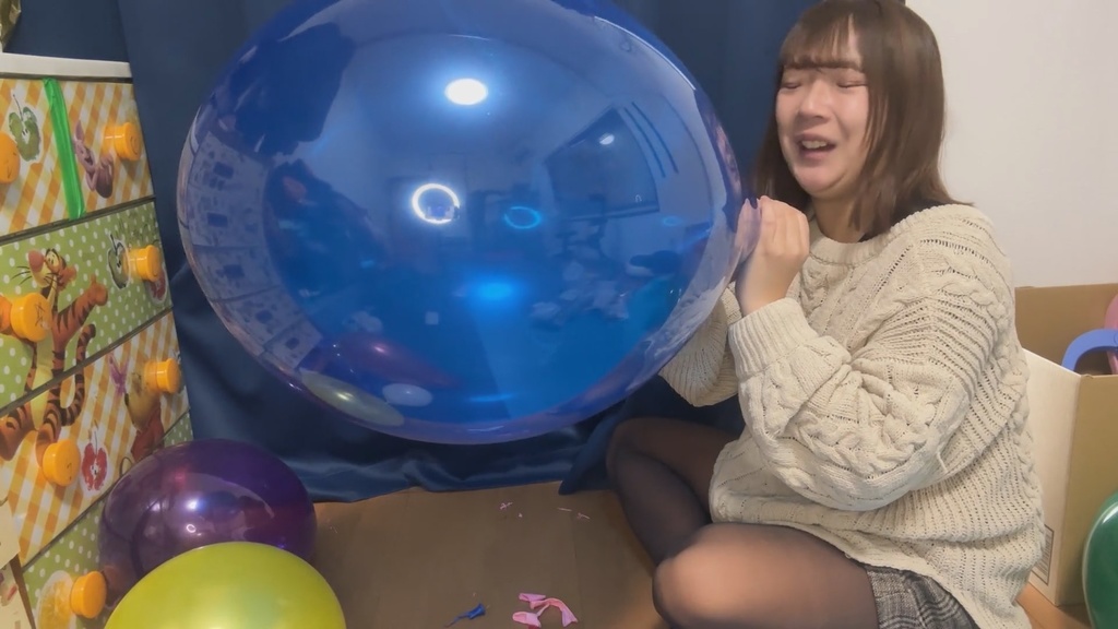 #76 ななさんの17インチ二重風船膨らまし割り