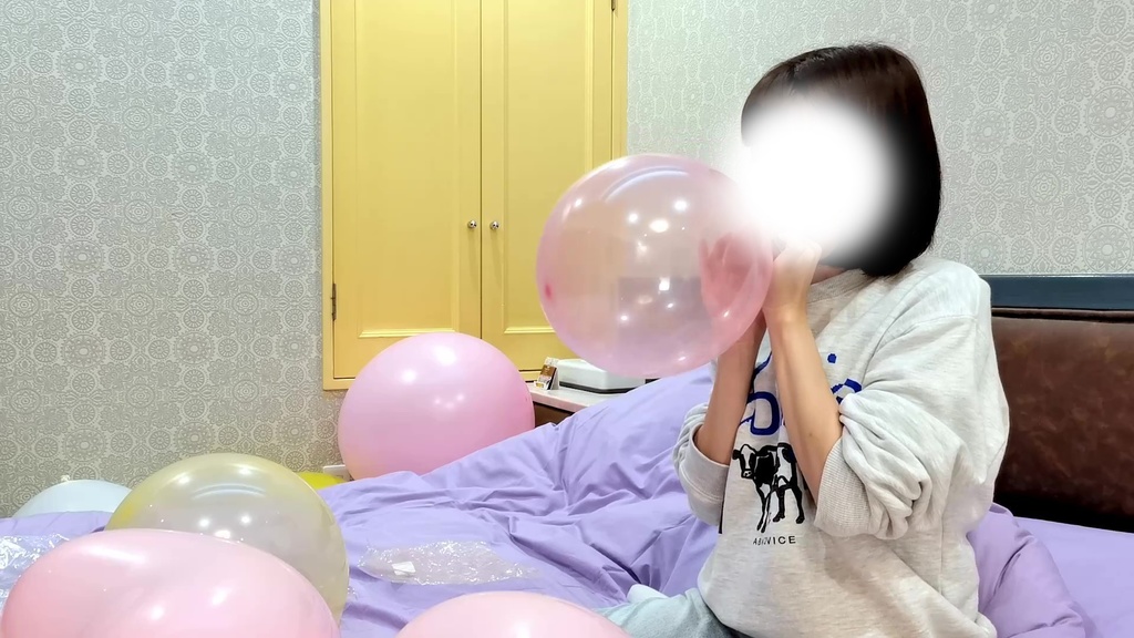 #59 Dさんの風船膨らまし