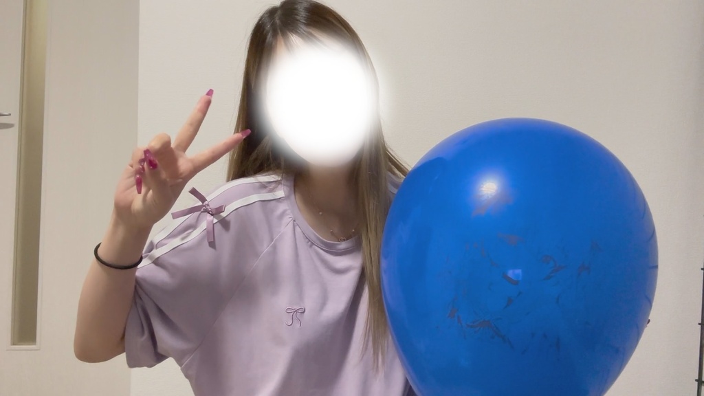 #60 るあさんの風船膨らまし&膨らまし割り