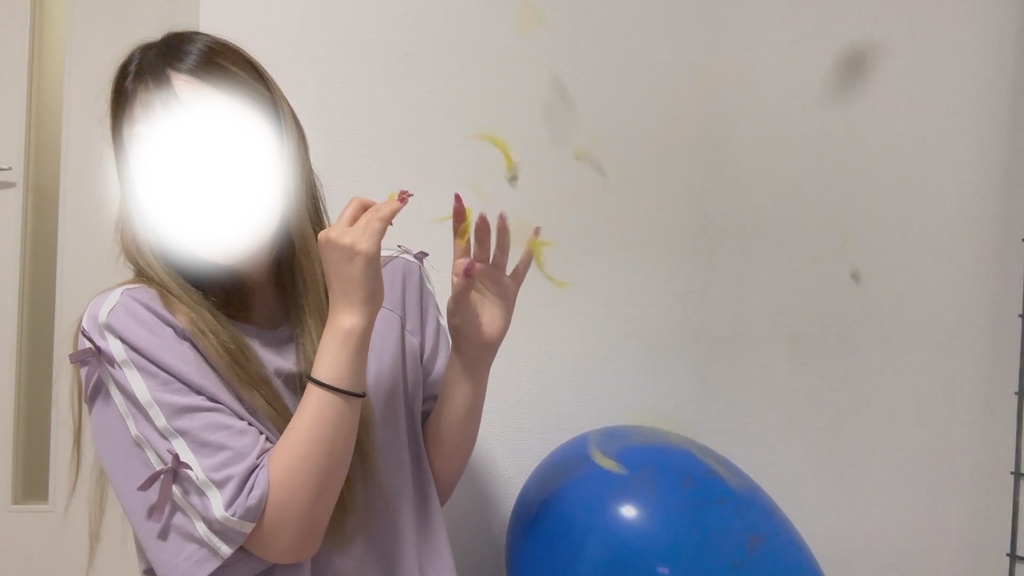 #60 るあさんの風船膨らまし&膨らまし割り