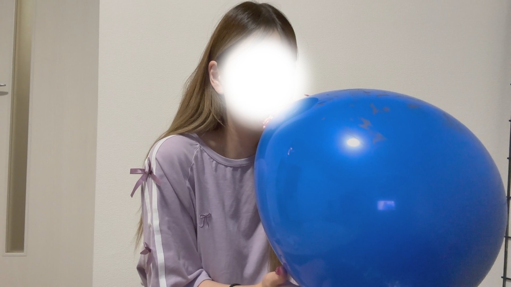 #60 るあさんの風船膨らまし&膨らまし割り