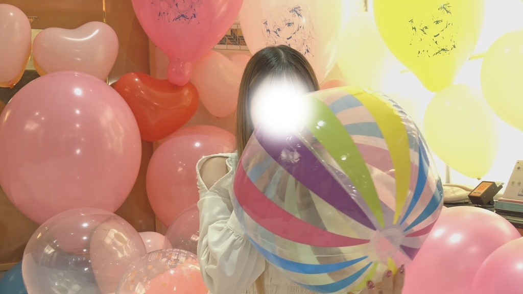 #62 るあさんのビーチボール膨らまし