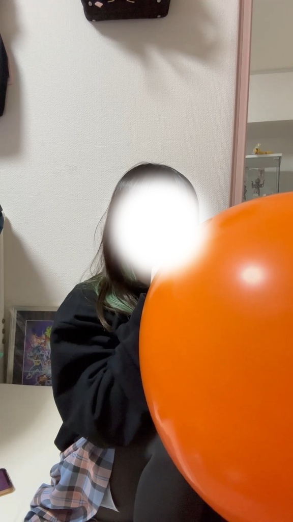 #98 しあみひなさんの風船膨らまし&二重風船膨らまし