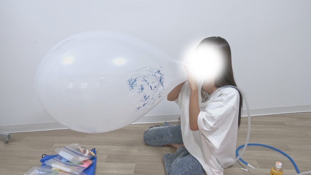 #56 のんたんさんの衣服内風船