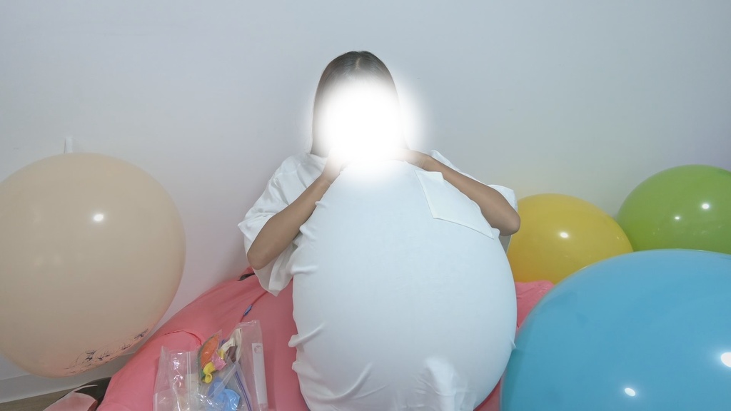 #56 のんたんさんの衣服内風船