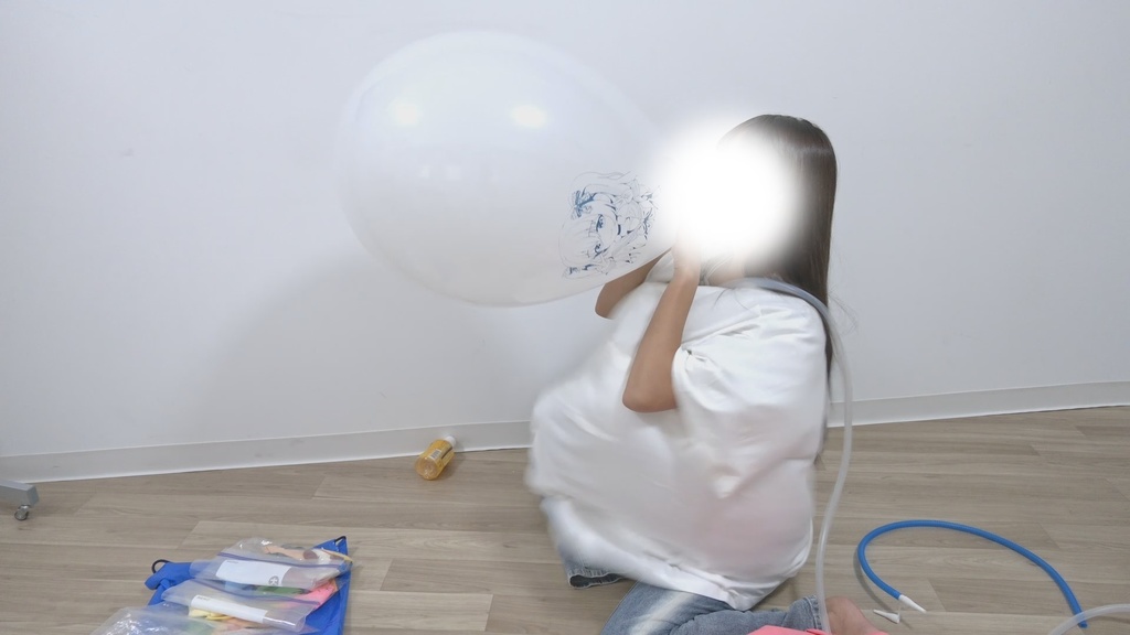 #56 のんたんさんの衣服内風船