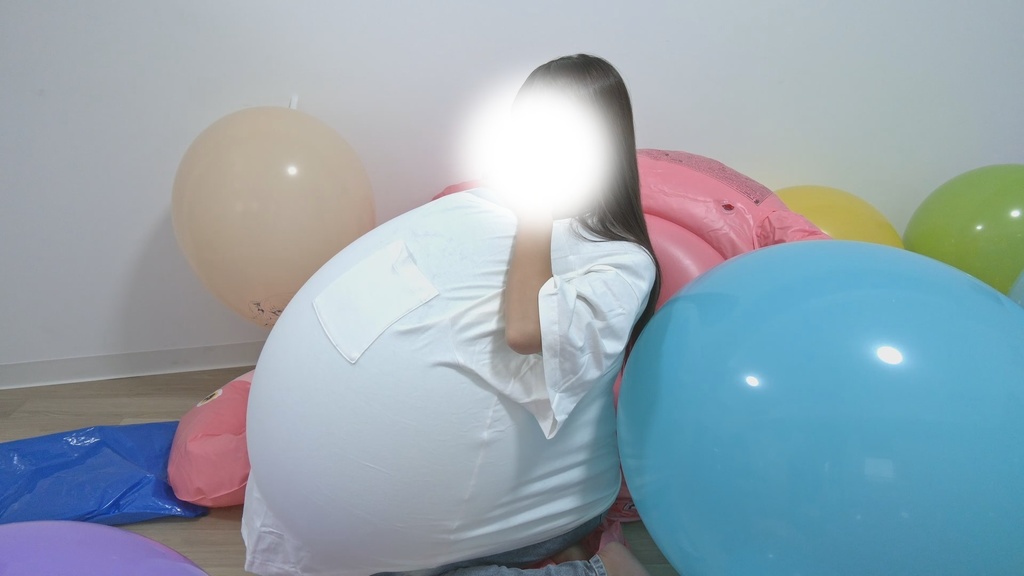 #56 のんたんさんの衣服内風船