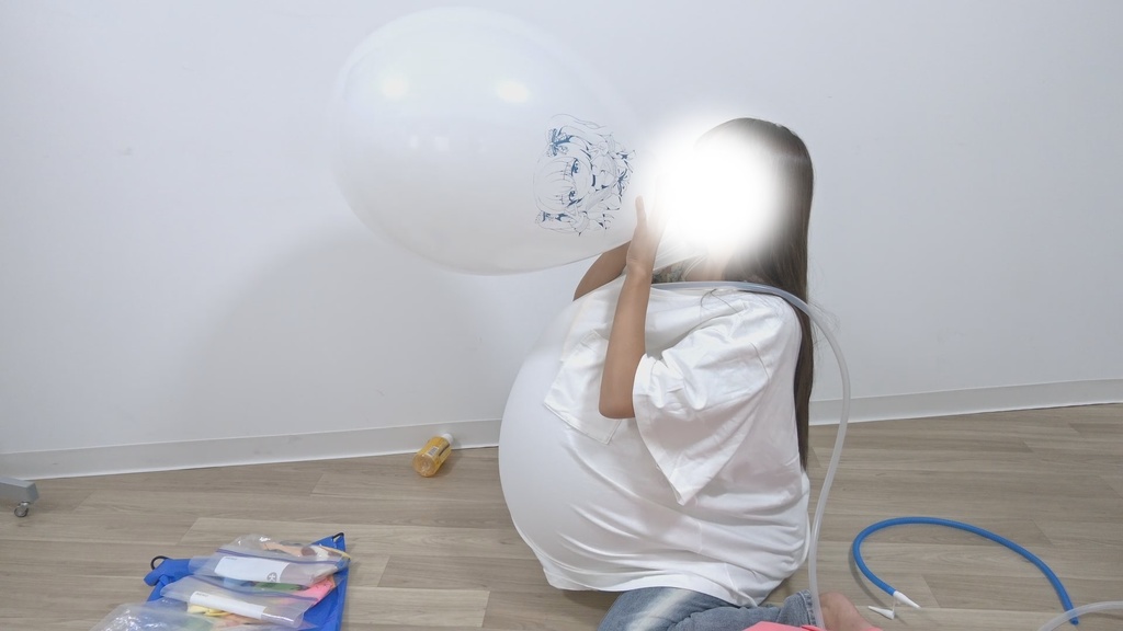 #56 のんたんさんの衣服内風船