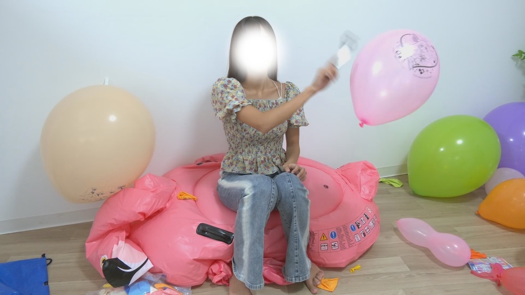 #63 のんたんさんの風船爆破46個&フラミンゴ破壊