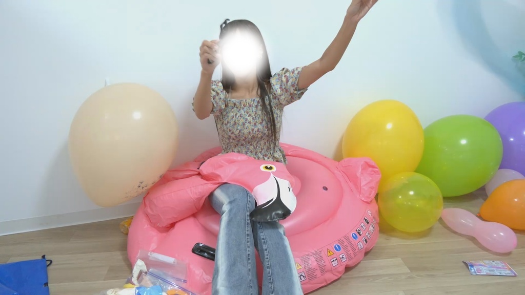 #63 のんたんさんの風船爆破46個&フラミンゴ破壊