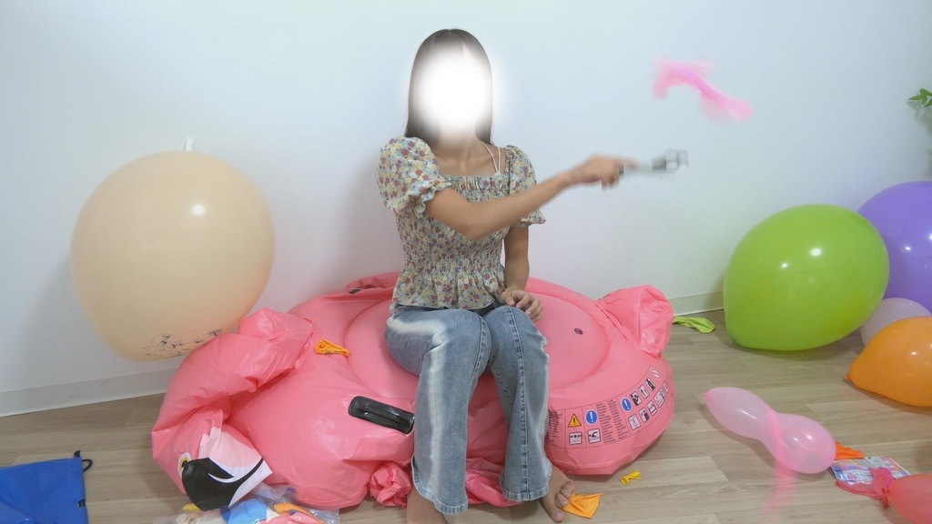 #63 のんたんさんの風船爆破46個&フラミンゴ破壊