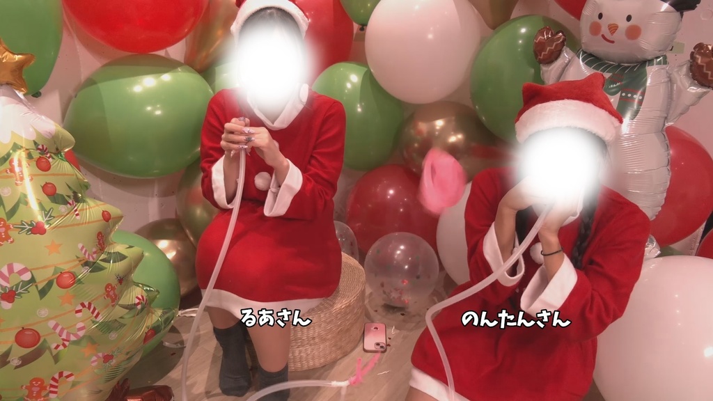 #75 るあさん・のんたんさんの 2人で!イラスト風船膨らまし割り