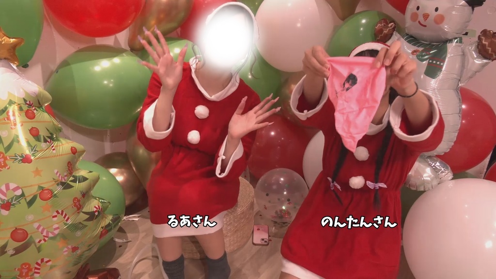 #75 るあさん・のんたんさんの 2人で!イラスト風船膨らまし割り