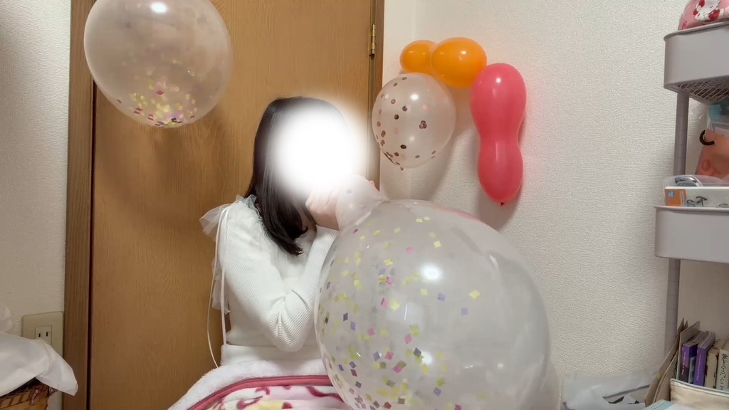 #89 Dさんのコンフェッティバルーン膨らまし割り