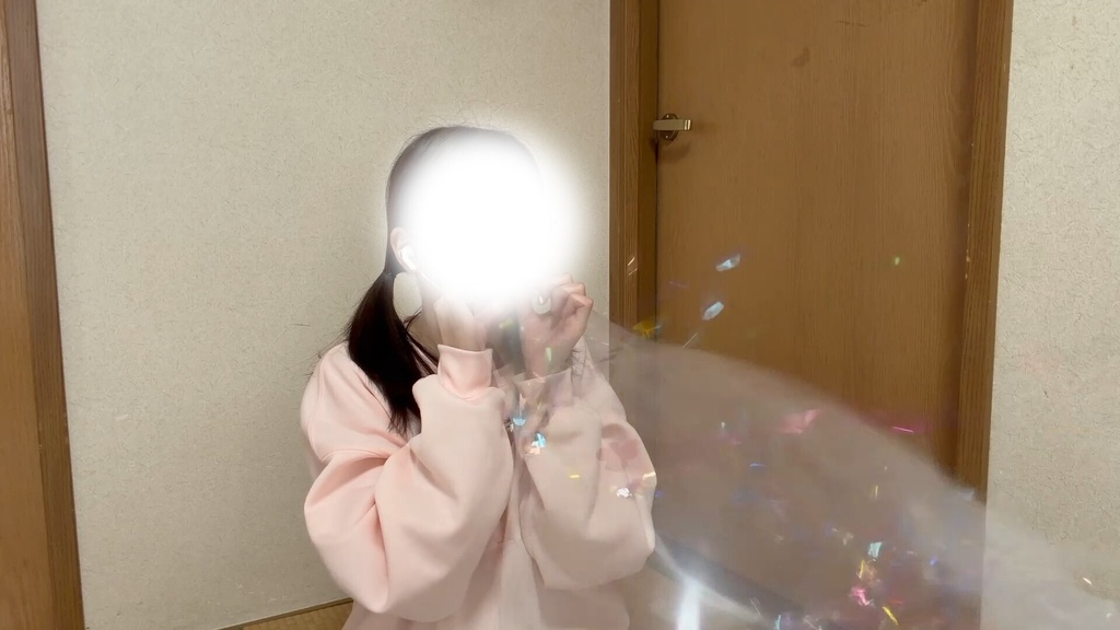 #122 Dさんのハートコンフェッティバルーン膨らまし割り3個