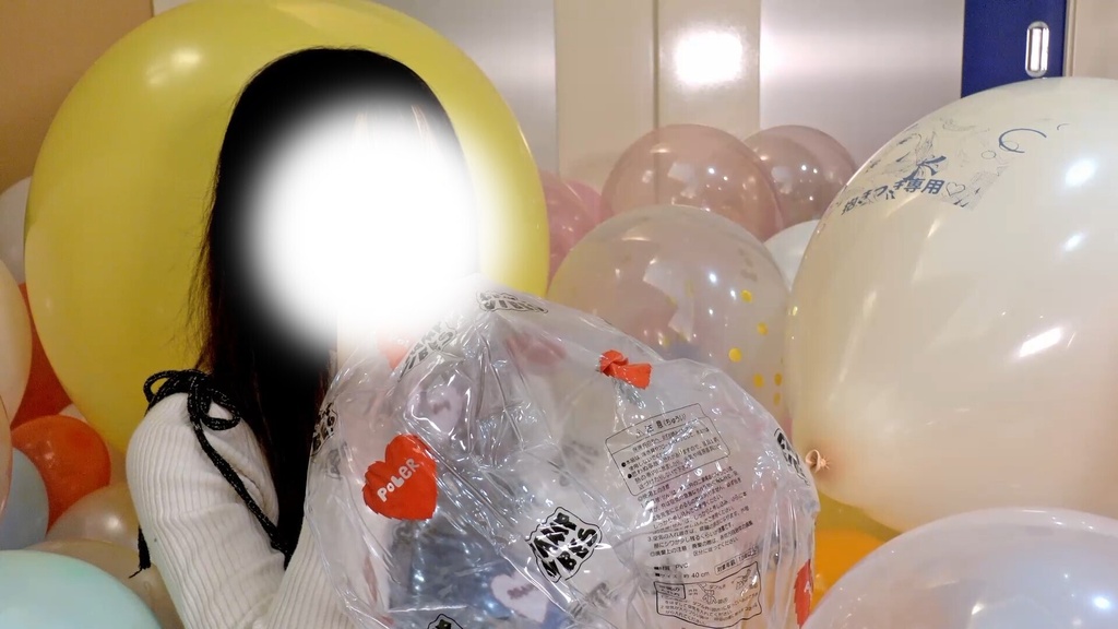 #123 しのさんのビーチボール膨らまし