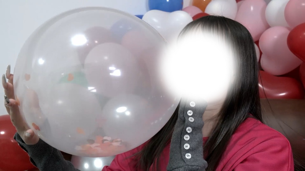 #131 曇らせチャレンジ♪ららさんのコンフェッティバルーン膨らまし