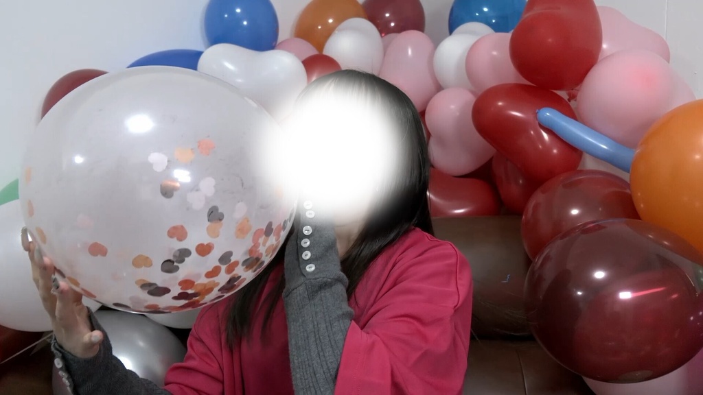 #131 曇らせチャレンジ♪ららさんのコンフェッティバルーン膨らまし