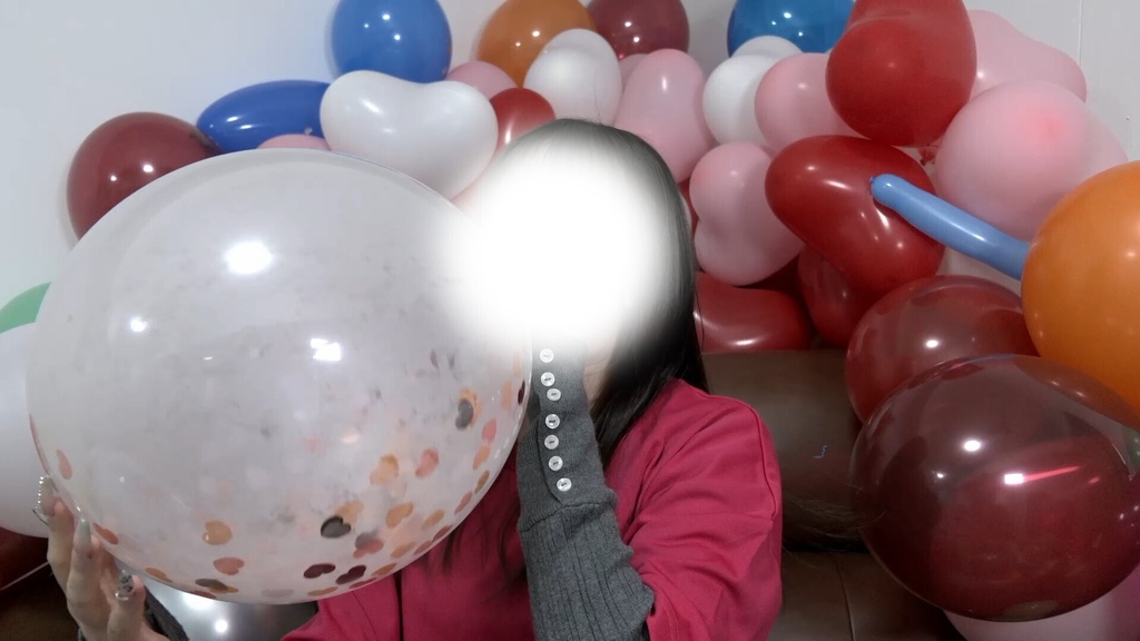 #131 曇らせチャレンジ♪ららさんのコンフェッティバルーン膨らまし