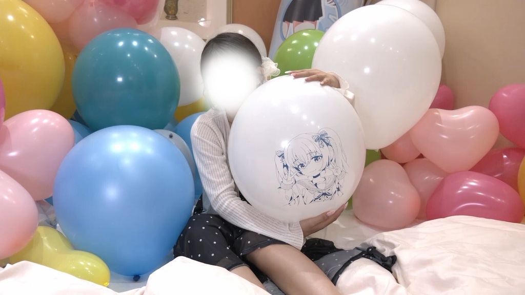 #132 まゆさんのふわふわ風船遊び