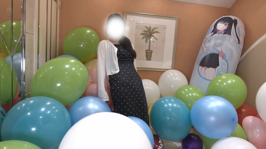 #132 まゆさんのふわふわ風船遊び