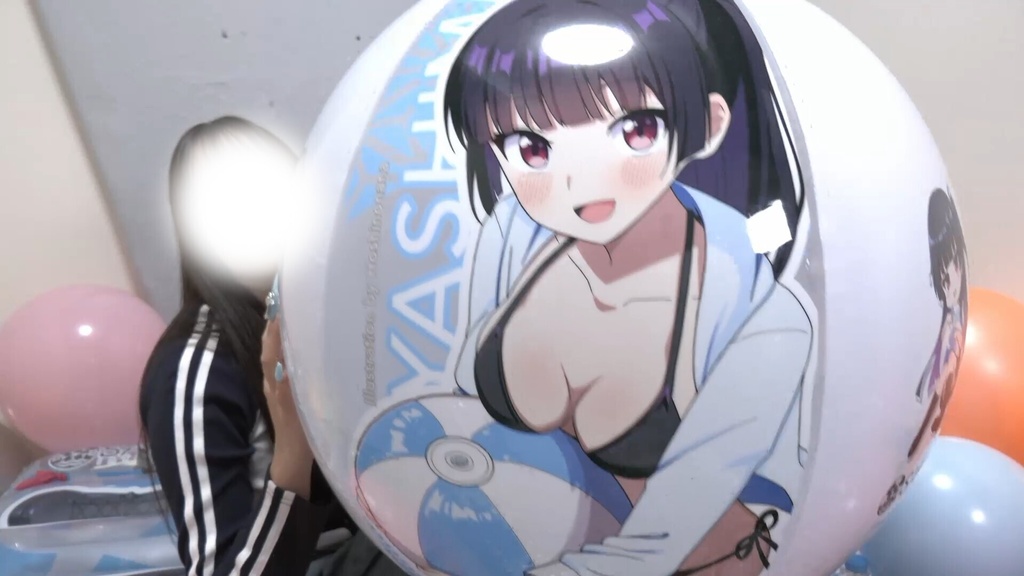 #140 ららさんの 全力!さくらのビーチボール膨らまし