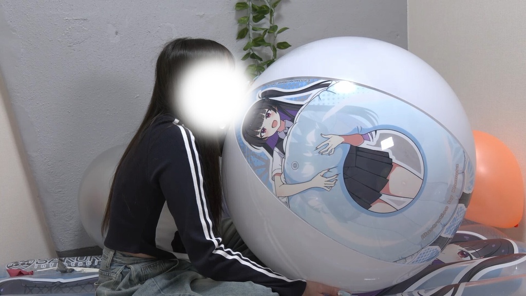 #140 ららさんの 全力!さくらのビーチボール膨らまし