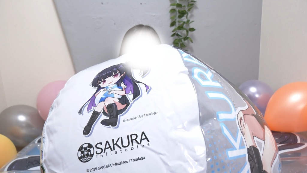 #140 ららさんの 全力!さくらのビーチボール膨らまし