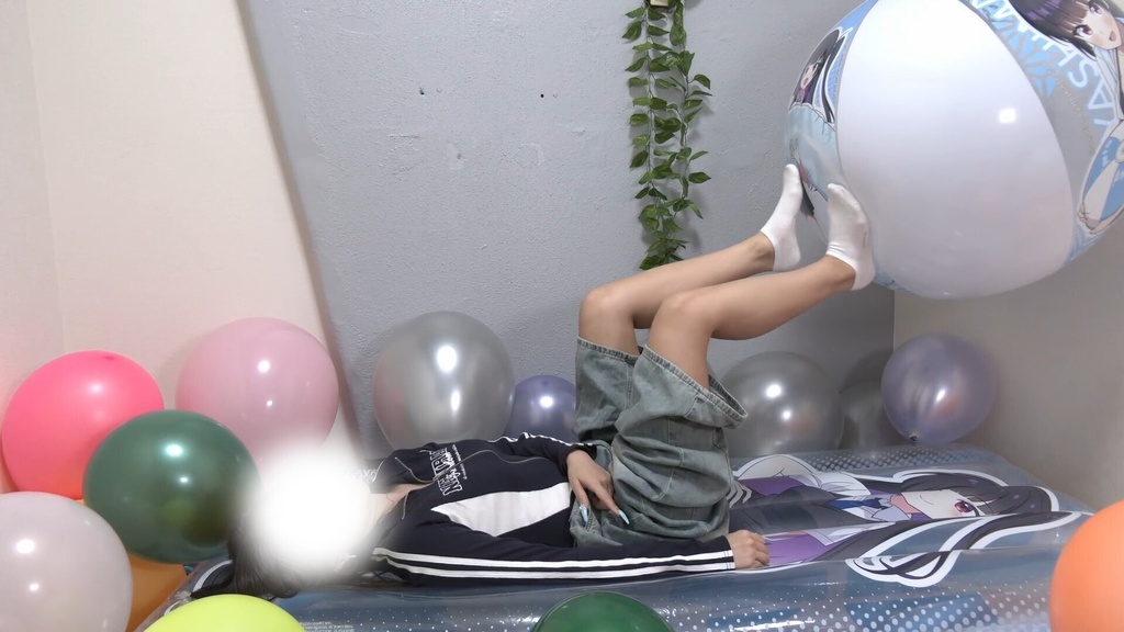 #140 ららさんの 全力!さくらのビーチボール膨らまし