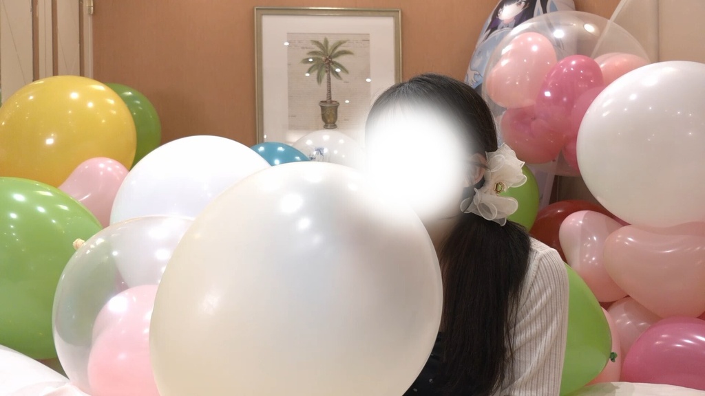 #143 まゆさんの巨大風船膨らまし