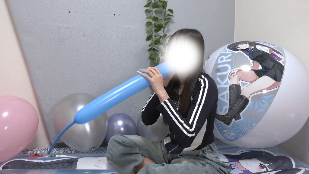 #151 【祝150回】超圧!ららさんの風船膨らまし【呼気圧測定動画あり】