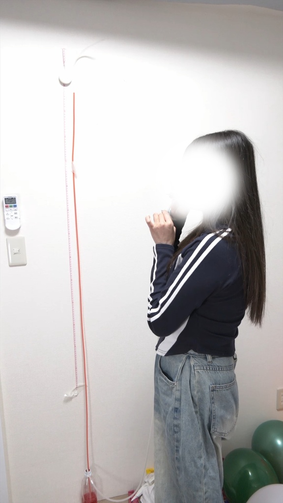 #151 【祝150回】超圧!ららさんの風船膨らまし【呼気圧測定動画あり】