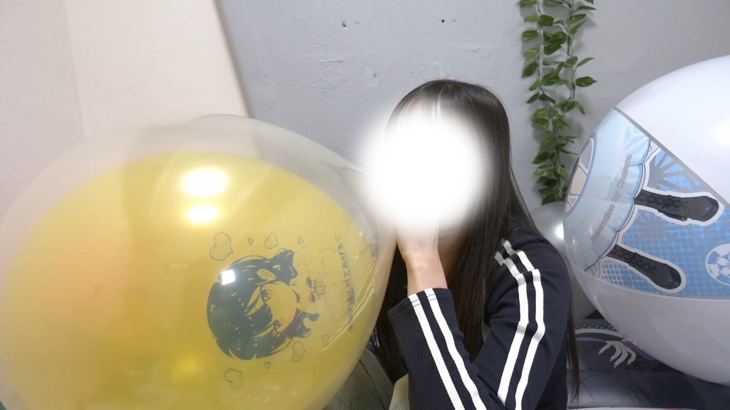 #151 【祝150回】超圧!ららさんの風船膨らまし【呼気圧測定動画あり】