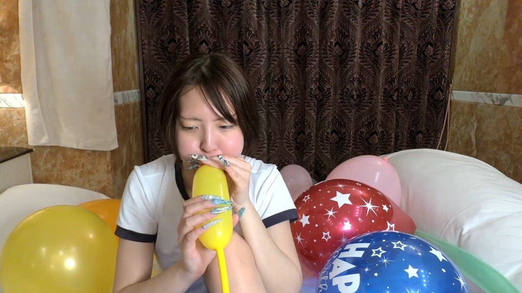 #154 ちなつさんの風船圧力チャレンジ【呼気圧測定動画あり】