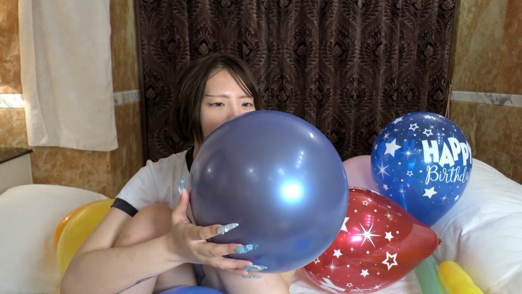 #154 ちなつさんの風船圧力チャレンジ【呼気圧測定動画あり】